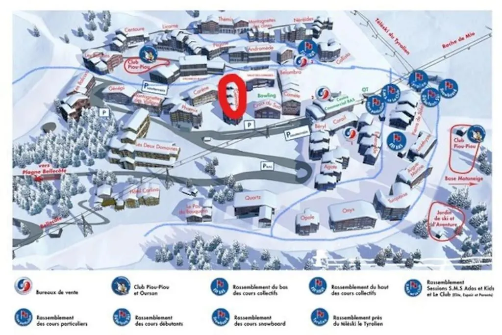 Apartment 4-6 Pers Ski Pieds Belle Plagne Les Gemeaux La Plagne-Tarentaise